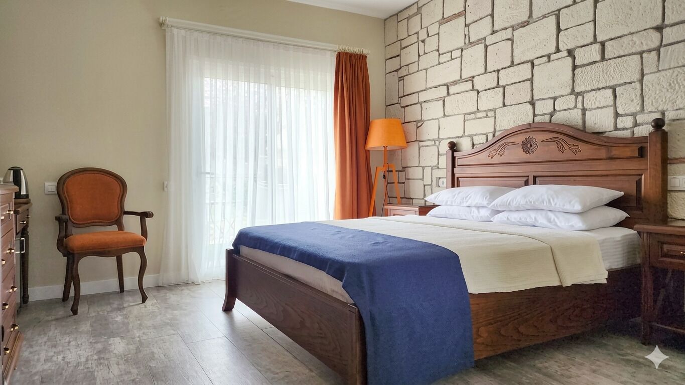 Chambre Double Standard, balcon, vue jardin