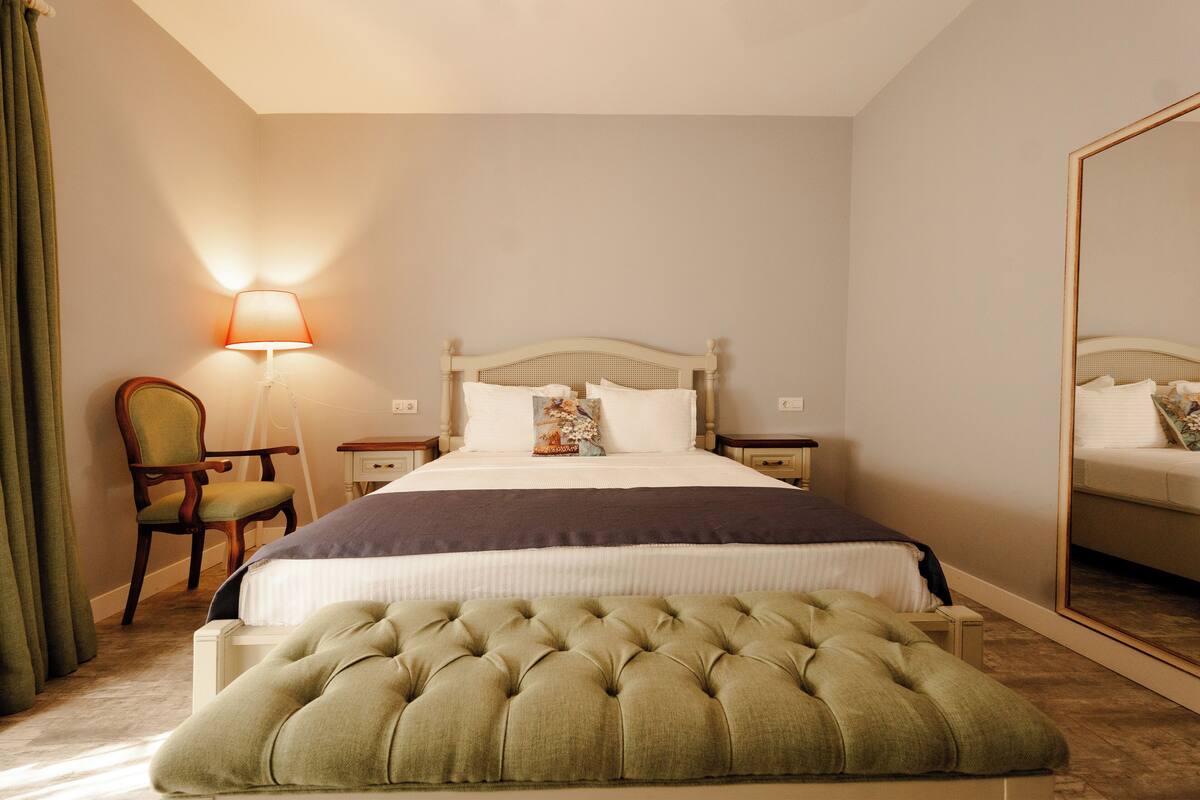 Chambre Double Standard, balcon, vue jardin | Bureau, Wi-Fi gratuit