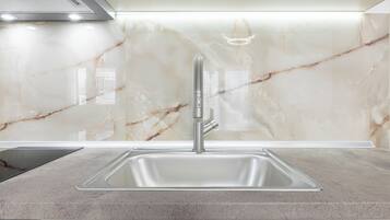 Comfort Apartment, Terrace, Ground Floor | Private kitchen