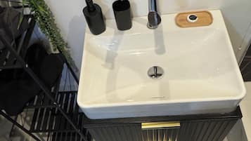 Towels, soap, toilet paper