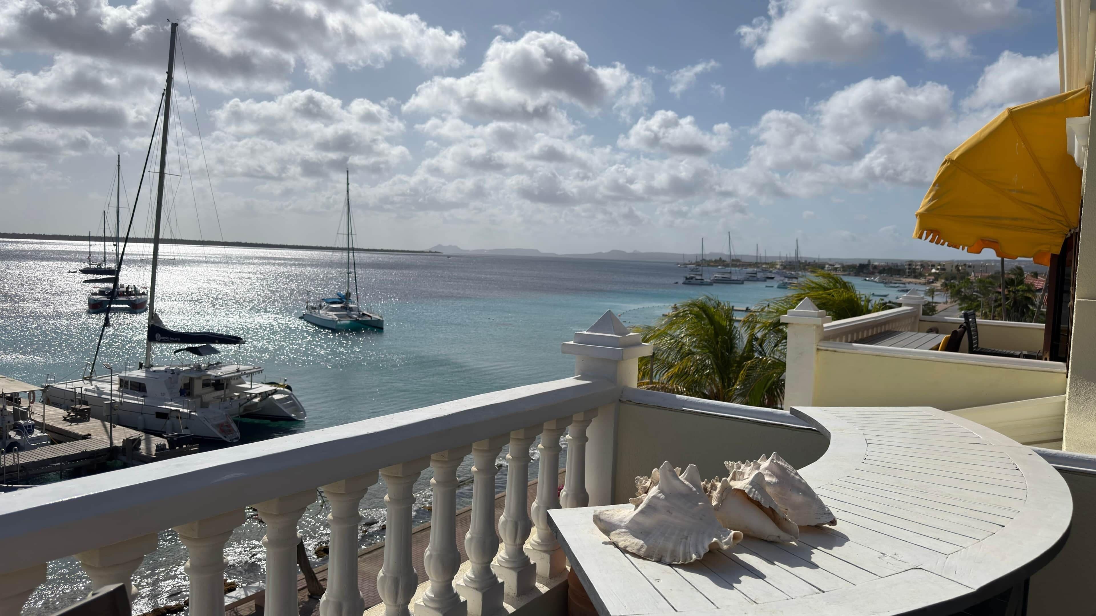 Our favorite front-row seat to Bonaire’s sparkling Caribbean waters.