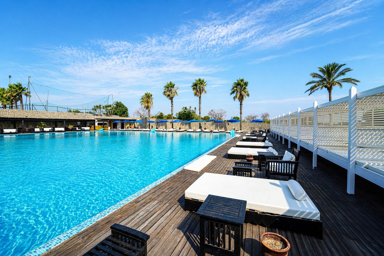 Seasonal outdoor pool