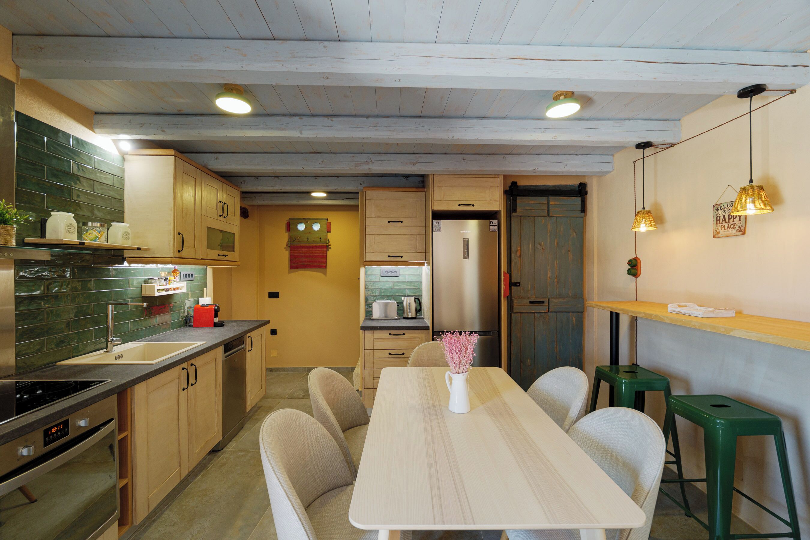Familienvilla, Terrasse, Bergblick | Eigene Küche