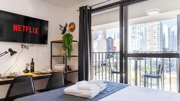 Deluxe-Apartment | Verdunkelungsvorhänge, kostenloses WLAN