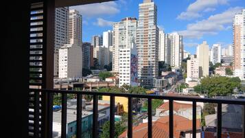 Apartamento clássico | Cortinas blackout, Wi-Fi de cortesia