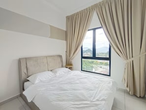 Appartement, 2 chambres, vue sur la ville | Vue de la chambre
