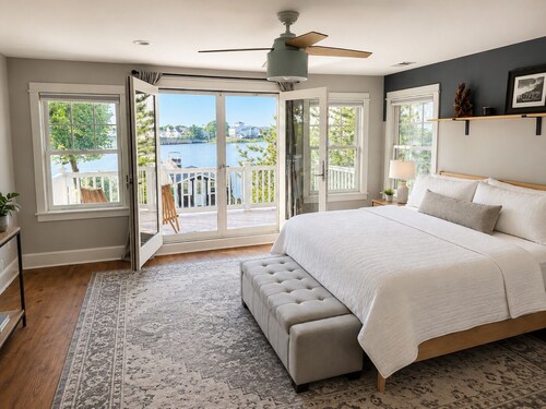 Coastal Waterfront Escape w/ Boat Dock + Beach