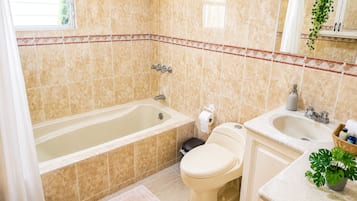 Towels, soap, toilet paper