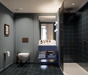 Shower, hair dryer, towels, soap - Kasteel Doenrade (Doenrade)