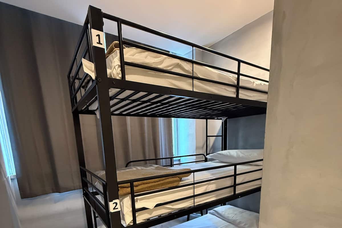 Shared Dormitory, Mixed Dorm | Premium bedding, down duvets, individually decorated, blackout curtains