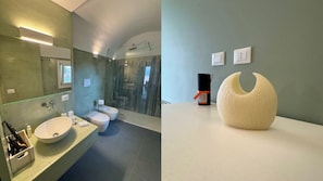 Luxury-Zimmer, Poolblick | Badezimmer