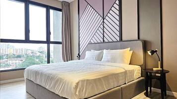 Apartment, 2 Bedrooms, City View | Iron/ironing board, free WiFi
