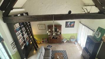 Tv, dvd-afspiller, bøger