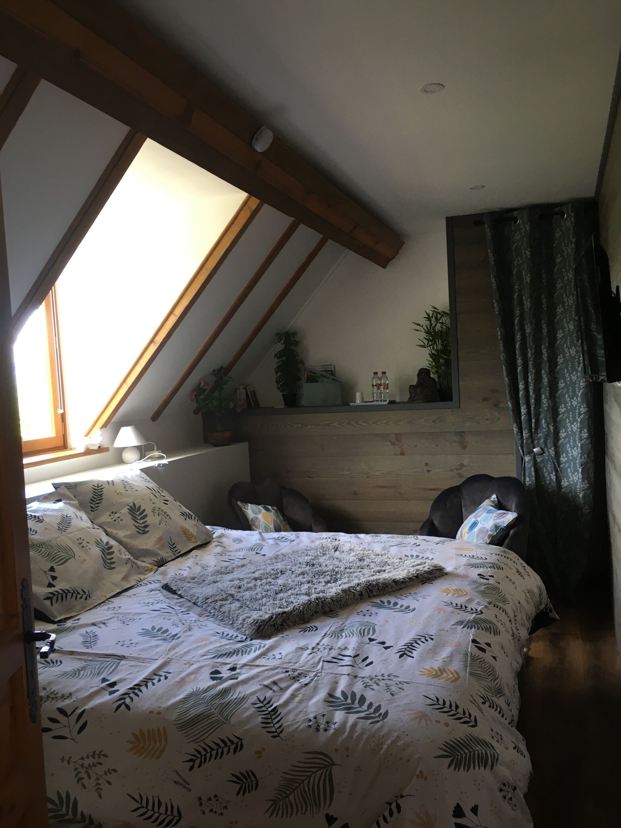 Chambre panoramique double, vue sur la montagne | Accès au Wi-Fi (inclus)