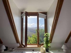 Chambre panoramique double, vue sur la montagne | Accès au Wi-Fi (inclus)