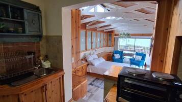 Studio, balkon, uitzicht op tuin | Interieur