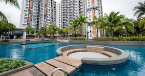 2 outdoor pools, pool umbrellas, sun loungers