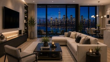 Apartment, Sea View | Living area
