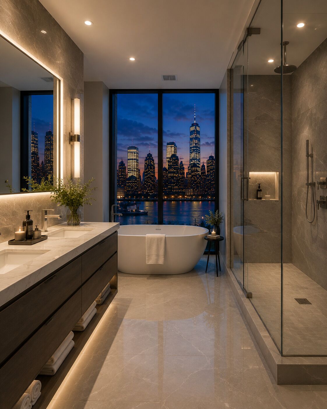 Appartement, vue mer | Salle de bain