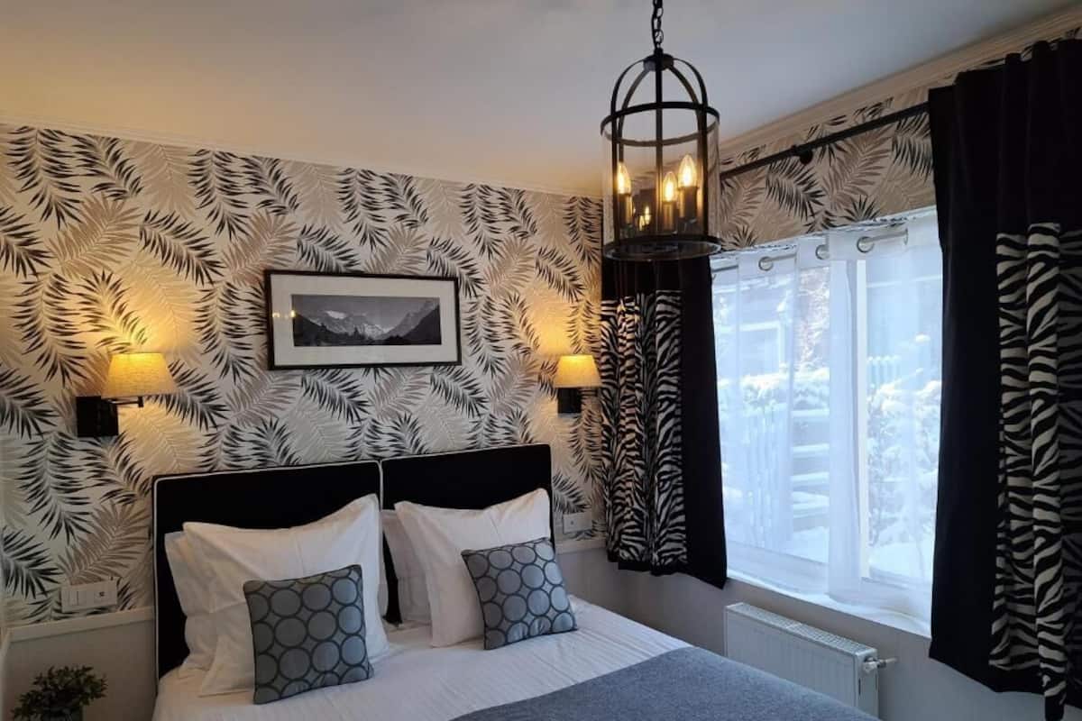 Apartemen, pemandangan kebun | Tirai kedap cahaya, kedap suara, dan Wi-Fi gratis