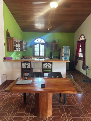 Dining - Very comfortable two bedroom one bath house on a private lot the Hacienda Iguana (Rivas)