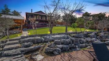 Great outdoor space for yard games, grilling, tanning, or just enjoying the view from our top deck. Outdoor speakers are located by the outdoor kitchen and are waiting to be used!