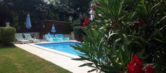 For 2 people, with a private pool in a quiet setting