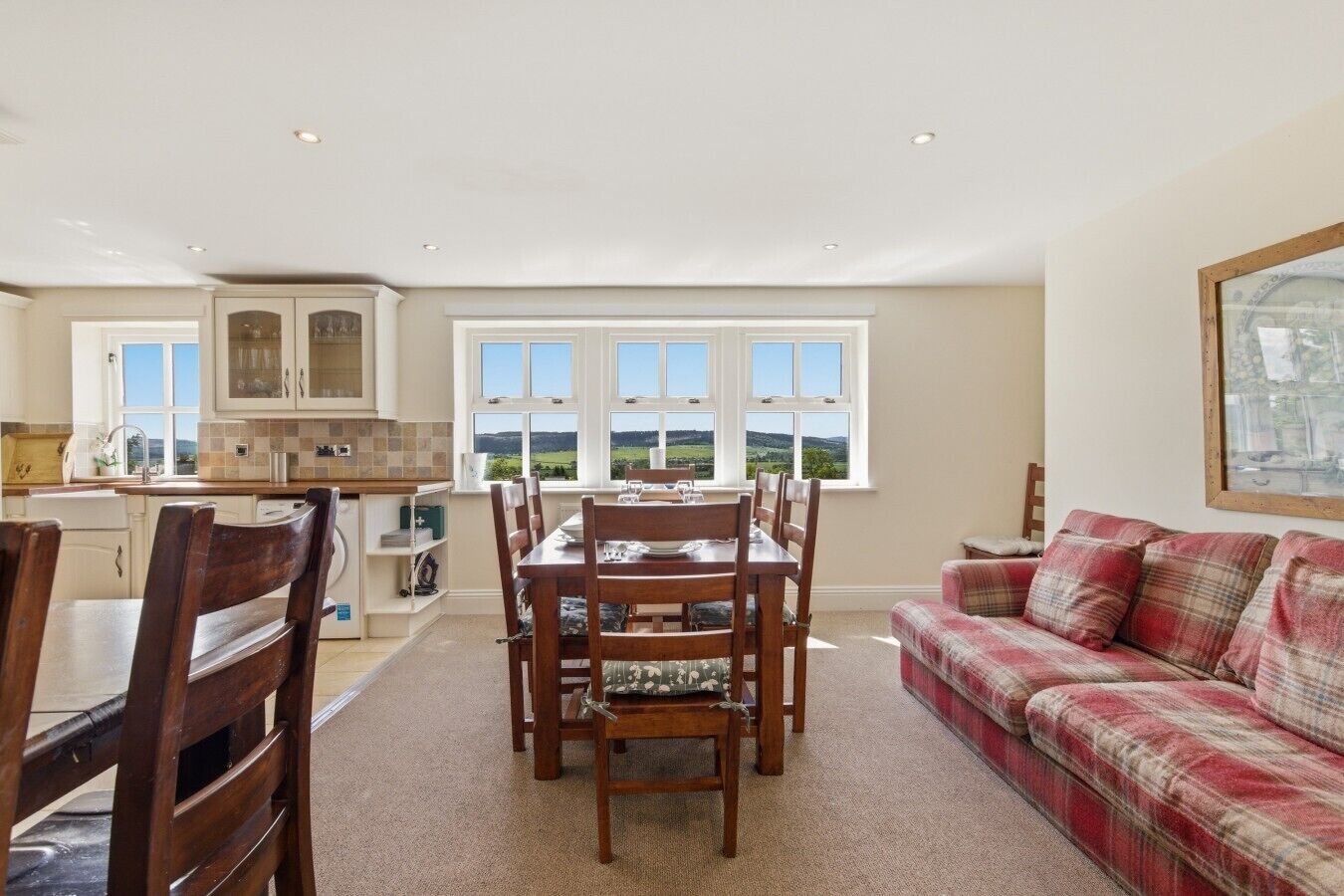 TV, fireplace, DVD player, books