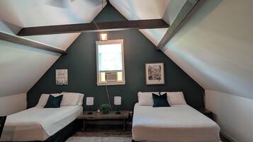 Iron/ironing board, travel crib, free WiFi, bed sheets