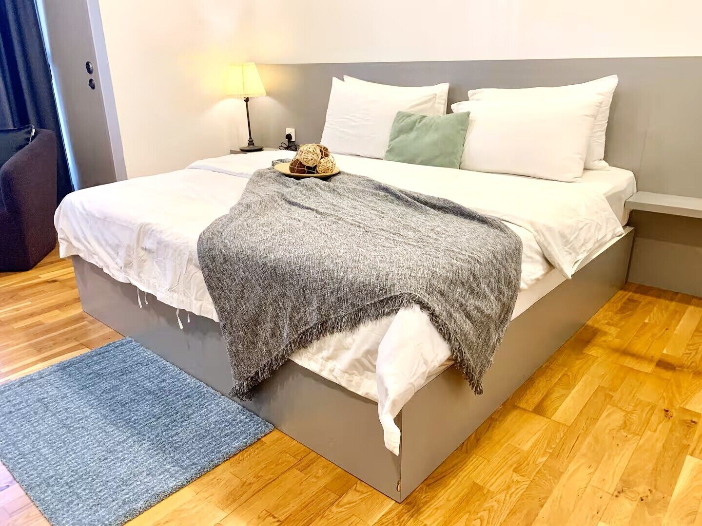 Apartment, 1 Bedroom, City View | Desk, iron/ironing board, free WiFi, bed sheets