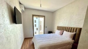 2 bedrooms, iron/ironing board, free WiFi, bed sheets - AR Apparts (Prestigia - Unlimited Fiber Wi-Fi) (Fes)