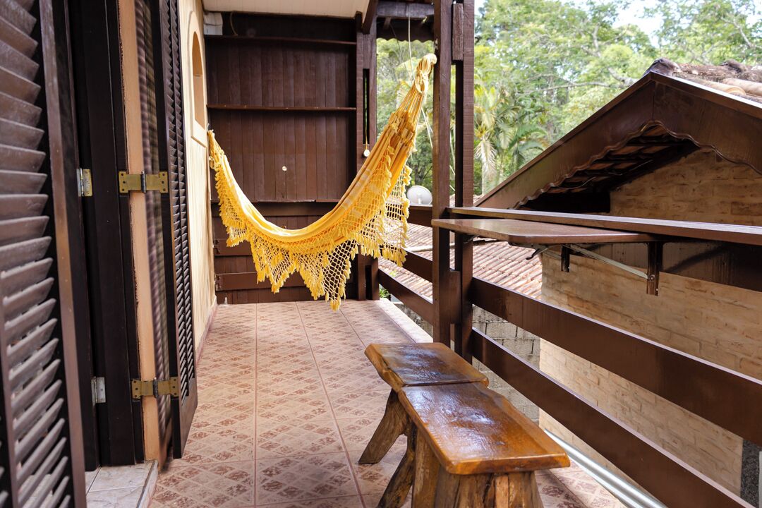 Chalet Klasik, beranda, pemandangan halaman | Teras/patio