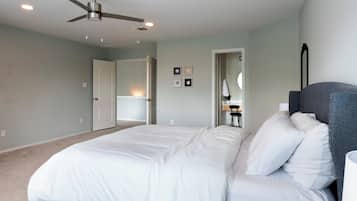 5 habitaciones, tabla de planchar con plancha, wifi y ropa de cama