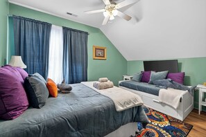 Desk, iron/ironing board, WiFi, bed sheets - Under the Sea 1BR/1BA  – Storybook Suites (Raleigh)