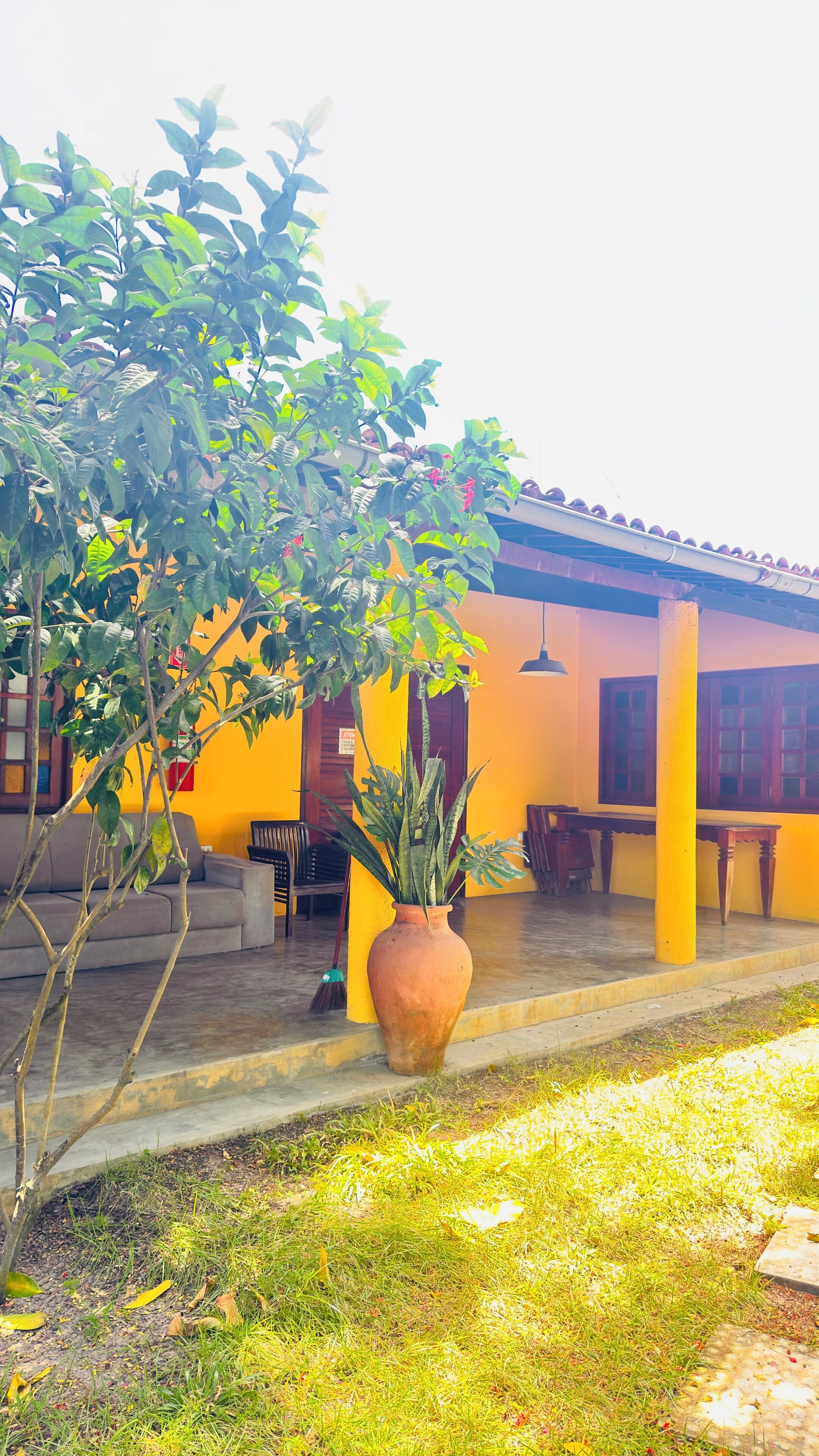 Quarto casal conforto, vista para o jardim | Terraço/pátio