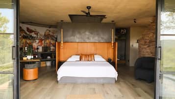 Suíte romântica, vista para a montanha | Roupas de cama premium, camas com colchões pillow-top