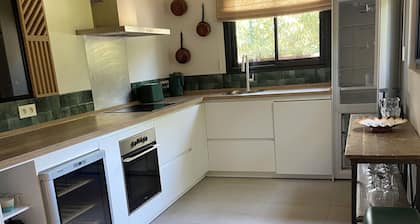 House located 15 minutes from the main beach in Hendaye, in a lush, peaceful setting.