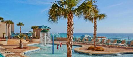Condo, 1 King Bed with Sofa bed (Laketown Wharf 318) | Pool | Outdoor pool, a heated pool