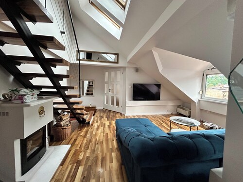 Spacious attic duplex in a heritage building in central Sarajevo