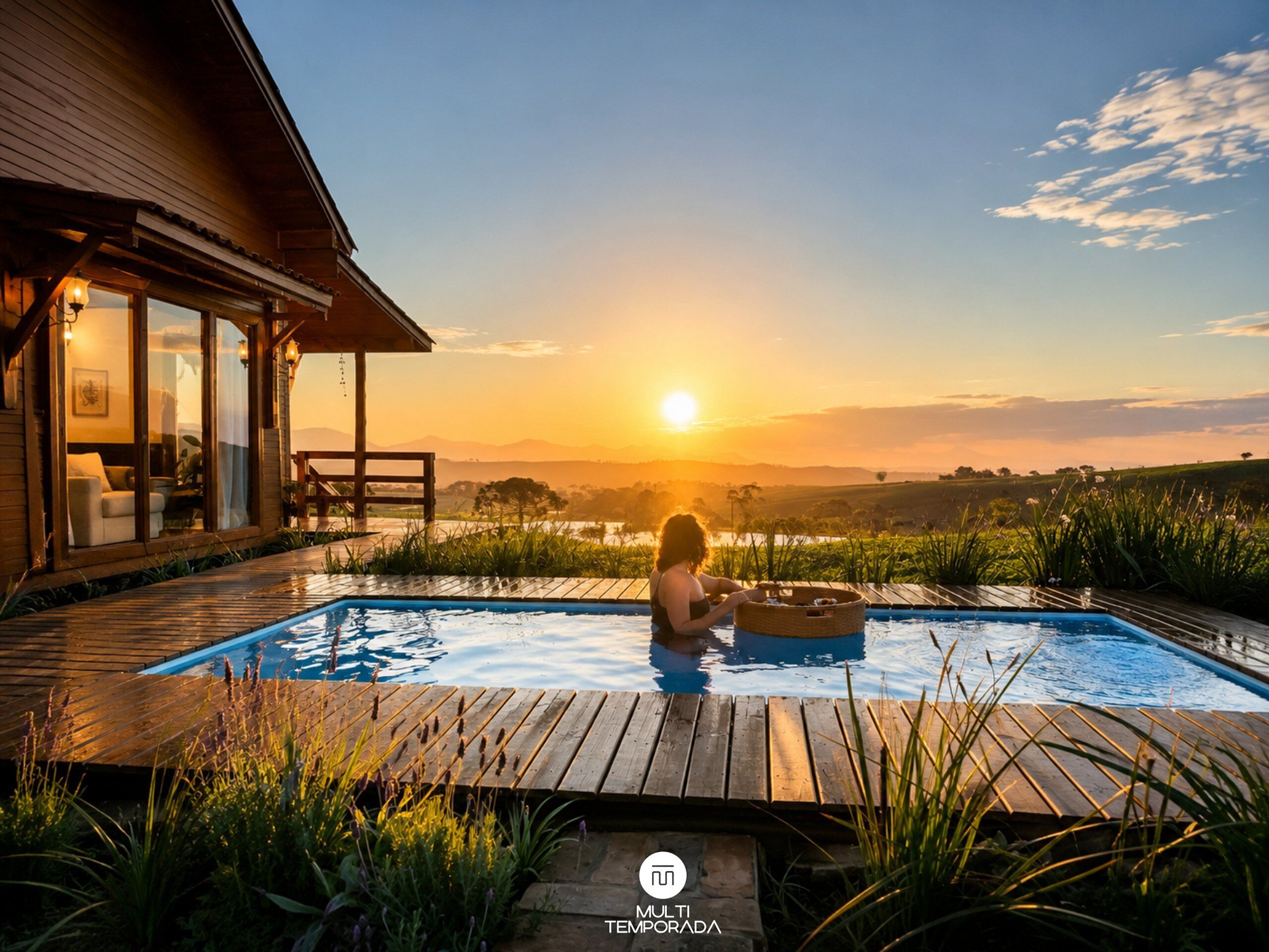 Cabin, 1 Bedroom, Hot Tub, Mountain View | Pool | Outdoor pool