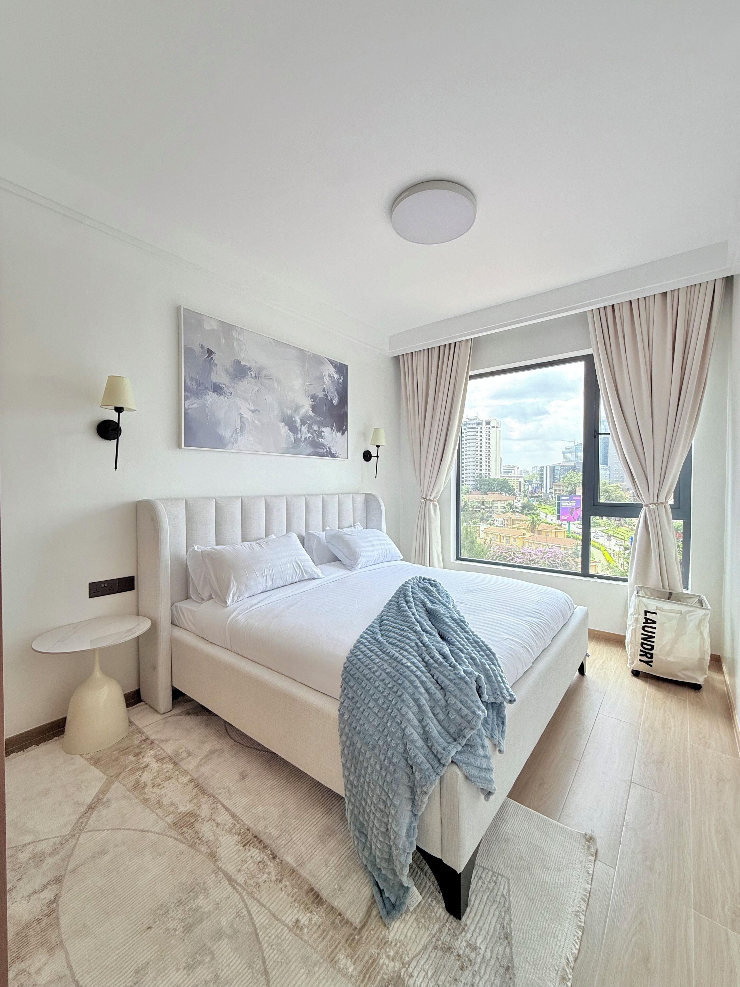 1 habitación, tabla de planchar con plancha, wifi y ropa de cama 