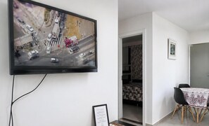 Comfort-Haus, 2 Schlafzimmer, Klimaanlage, Blick auf den Innenhof | Innenbereich