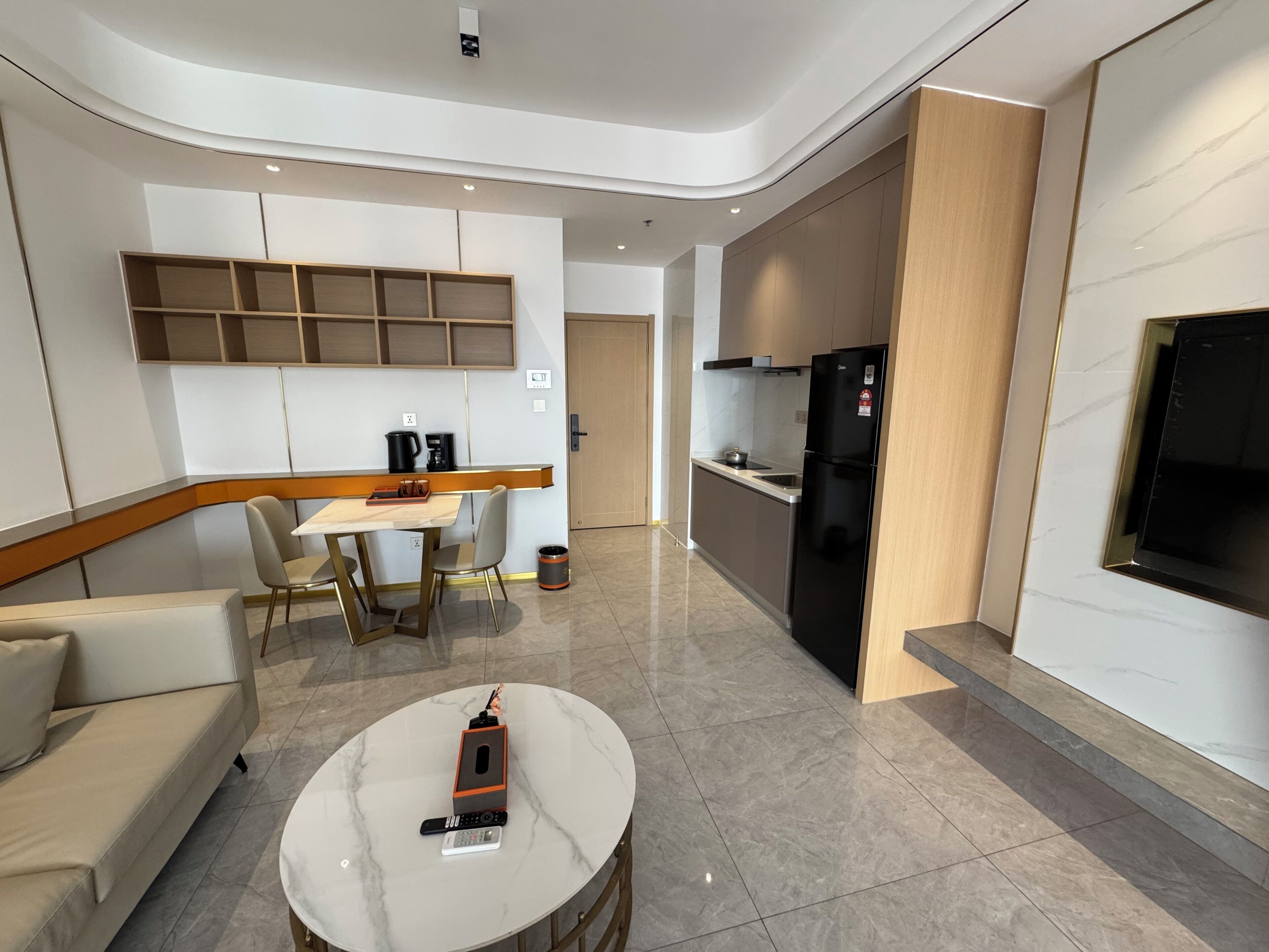 Estudio Deluxe, vistas al río | Zona de estar