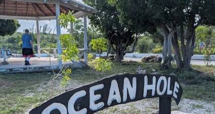 Tranquil 2-bedroom house with AC in Tarpum Bay
