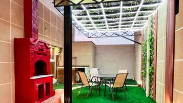 Deluxe Chalet, Mountain View | Outdoor dining