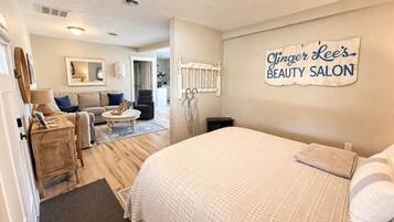 Desk, iron/ironing board, travel crib, WiFi