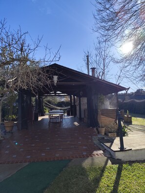 Outdoor dining - Vrbo Property (Villanueva del Río y Minas)