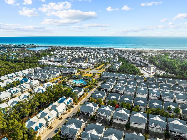 Aerial view - "It's Boé Beach," a coastal retreat in Prominence on 30A! (Panama City)