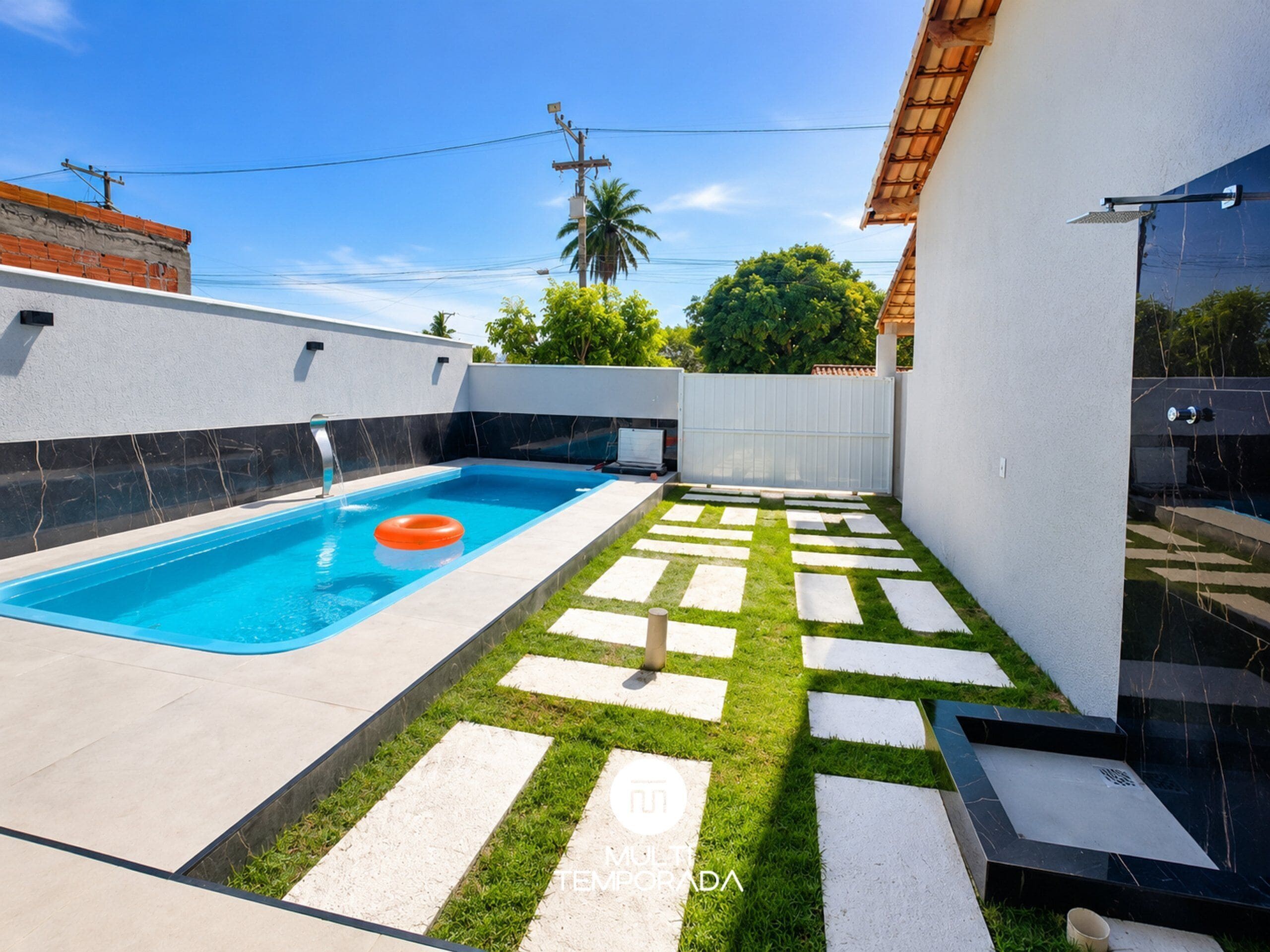 Casa, 2 habitaciones, acceso a la alberca, vista al patio | Alberca | Alberca al aire libre 