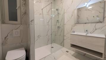 Shower, hair dryer